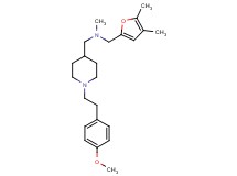 1-(4,5-dimethyl-2-furyl)-N-({1-[2-(4-methoxyphenyl)ethyl]-4-piperidinyl}methyl)-N-methylmethanamine