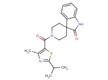 1'-[(2-isopropyl-4-methyl-1,3-thiazol-5-yl)carbonyl]spiro[indole-3,4'-piperidin]-2(1H)-one
