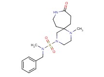 N-benzyl-N,1-dimethyl-10-oxo-1,4,9-triazaspiro[5.6]dodecane-4-sulfonamide