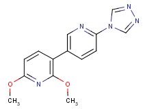 2,6-dimethoxy-6'-(4H-1,2,4-triazol-4-yl)-3,3'-bipyridine
