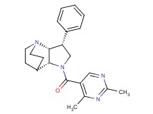 (3R*,3aR*,7aR*)-1-[(2,4-dimethylpyrimidin-5-yl)carbonyl]-3-phenyloctahydro-4,7-ethanopyrrolo[3,2-b]pyridine