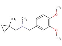 (3,4-dimethoxybenzyl)methyl[(1-methylcyclopropyl)methyl]amine trifluoroacetate