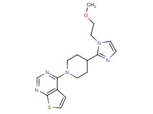 4-{4-[1-(2-methoxyethyl)-1H-imidazol-2-yl]-1-piperidinyl}thieno[2,3-d]pyrimidine
