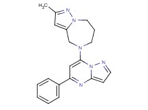 2-methyl-5-(5-phenylpyrazolo[1,5-a]pyrimidin-7-yl)-5,6,7,8-tetrahydro-4H-pyrazolo[1,5-a][1,4]diazepine