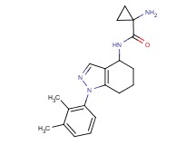 1-amino-N-[1-(2,3-dimethylphenyl)-4,5,6,7-tetrahydro-1H-indazol-4-yl]cyclopropanecarboxamide