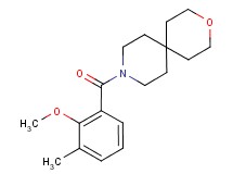 9-(2-methoxy-3-methylbenzoyl)-3-oxa-9-azaspiro[5.5]undecane