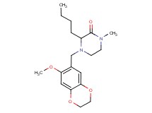 3-butyl-4-[(7-methoxy-2,3-dihydro-1,4-benzodioxin-6-yl)methyl]-1-methyl-2-piperazinone