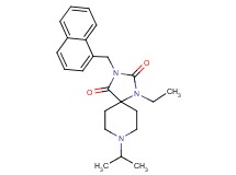 1-ethyl-8-isopropyl-3-(1-naphthylmethyl)-1,3,8-triazaspiro[4.5]decane-2,4-dione