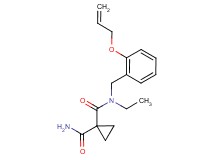 N~1~-[2-(allyloxy)benzyl]-N~1~-ethylcyclopropane-1,1-dicarboxamide