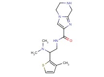 N-[2-(dimethylamino)-2-(3-methyl-2-thienyl)ethyl]-5,6,7,8-tetrahydroimidazo[1,2-a]pyrazine-2-carboxamide