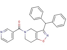 3-(diphenylmethyl)-5-(3-pyridinylcarbonyl)-4,5,6,7-tetrahydroisoxazolo[4,5-c]pyridine