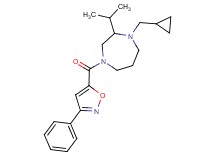 1-(cyclopropylmethyl)-2-isopropyl-4-[(3-phenyl-5-isoxazolyl)carbonyl]-1,4-diazepane