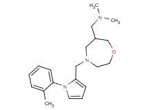 N,N-dimethyl-1-(4-{[1-(2-methylphenyl)-1H-pyrrol-2-yl]methyl}-1,4-oxazepan-6-yl)methanamine
