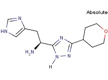 (1S)-2-(1H-imidazol-4-yl)-1-[3-(tetrahydro-2H-pyran-4-yl)-1H-1,2,4-triazol-5-yl]ethanamine