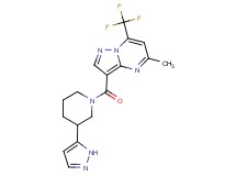 5-methyl-3-{[3-(1H-pyrazol-5-yl)piperidin-1-yl]carbonyl}-7-(trifluoromethyl)pyrazolo[1,5-a]pyrimidine