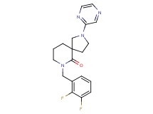 7-(2,3-difluorobenzyl)-2-(2-pyrazinyl)-2,7-diazaspiro[4.5]decan-6-one