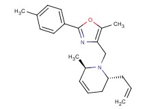 (2R*,6R*)-2-allyl-6-methyl-1-{[5-methyl-2-(4-methylphenyl)-1,3-oxazol-4-yl]methyl}-1,2,3,6-tetrahydropyridine
