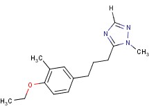 5-[3-(4-ethoxy-3-methylphenyl)propyl]-1-methyl-1H-1,2,4-triazole
