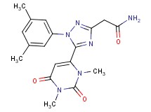 2-[5-(1,3-dimethyl-2,6-dioxo-1,2,3,6-tetrahydropyrimidin-4-yl)-1-(3,5-dimethylphenyl)-1H-1,2,4-triazol-3-yl]acetamide