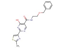 N-[2-(benzyloxy)ethyl]-4-hydroxy-2-(2-methyl-1,3-thiazol-4-yl)pyrimidine-5-carboxamide