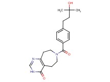 7-[4-(3-hydroxy-3-methylbutyl)benzoyl]-3,5,6,7,8,9-hexahydro-4H-pyrimido[4,5-d]azepin-4-one