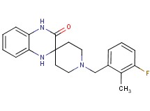 1-(3-fluoro-2-methylbenzyl)-1',4'-dihydro-3'H-spiro[piperidine-4,2'-quinoxalin]-3'-one
