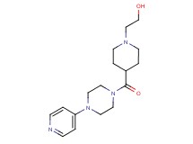 2-{4-[(4-pyridin-4-ylpiperazin-1-yl)carbonyl]piperidin-1-yl}ethanol