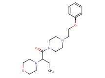 4-(1-{[4-(2-phenoxyethyl)-1-piperazinyl]carbonyl}propyl)morpholine