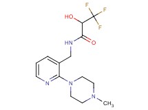 3,3,3-trifluoro-2-hydroxy-N-{[2-(4-methylpiperazin-1-yl)pyridin-3-yl]methyl}propanamide