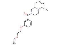 4-[3-(2-ethoxyethoxy)benzoyl]-2-ethyl-1-isopropylpiperazine