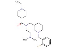 N-[2-(dimethylamino)ethyl]-1-ethyl-N-{[1-(2-fluorobenzyl)-3-piperidinyl]methyl}-4-piperidinecarboxamide