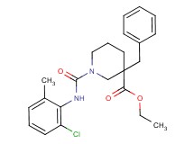 ethyl 3-benzyl-1-{[(2-chloro-6-methylphenyl)amino]carbonyl}-3-piperidinecarboxylate
