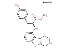 methyl (2S)-3-(4-hydroxyphenyl)-2-(5,6,7,8-tetrahydropyrido[4',3':4,5]thieno[2,3-d]pyrimidin-4-ylamino)propanoate