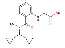 [(2-{[(dicyclopropylmethyl)(methyl)amino]carbonyl}phenyl)amino]acetic acid