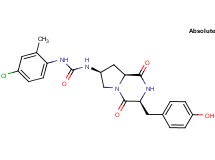 N-(4-chloro-2-methylphenyl)-N'-[(3S,7S,8aS)-3-(4-hydroxybenzyl)-1,4-dioxooctahydropyrrolo[1,2-a]pyrazin-7-yl]urea