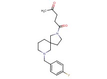 5-[7-(4-fluorobenzyl)-2,7-diazaspiro[4.5]dec-2-yl]-5-oxo-2-pentanone
