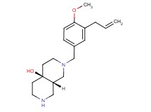 rel-(4aS,8aS)-2-(3-allyl-4-methoxybenzyl)octahydro-2,7-naphthyridin-4a(2H)-ol dihydrochloride