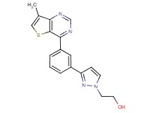 2-{3-[3-(7-methylthieno[3,2-d]pyrimidin-4-yl)phenyl]-1H-pyrazol-1-yl}ethanol
