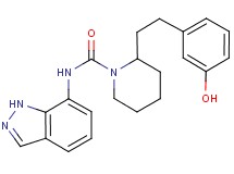 2-[2-(3-hydroxyphenyl)ethyl]-N-1H-indazol-7-ylpiperidine-1-carboxamide