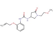 N-[2-(allyloxy)phenyl]-N'-[1-(2-methoxyethyl)-5-oxopyrrolidin-3-yl]urea
