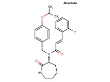 (2E)-3-(2-chlorophenyl)-N-(4-isopropoxybenzyl)-N-[(3S)-2-oxo-3-azepanyl]acrylamide