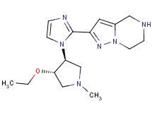 2-{1-[rel-(3S,4S)-4-ethoxy-1-methyl-3-pyrrolidinyl]-1H-imidazol-2-yl}-4,5,6,7-tetrahydropyrazolo[1,5-a]pyrazine dihydrochloride