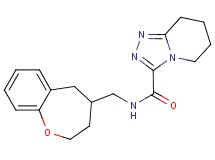 N-(2,3,4,5-tetrahydro-1-benzoxepin-4-ylmethyl)-5,6,7,8-tetrahydro[1,2,4]triazolo[4,3-a]pyridine-3-carboxamide