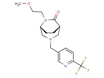 (1S*,5R*)-6-(2-methoxyethyl)-3-{[6-(trifluoromethyl)-3-pyridinyl]methyl}-3,6-diazabicyclo[3.2.2]nonan-7-one