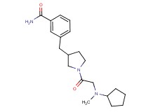 3-{[1-(N-cyclopentyl-N-methylglycyl)-3-pyrrolidinyl]methyl}benzamide