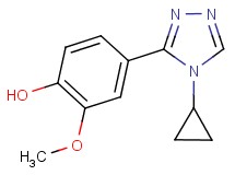 4-(4-cyclopropyl-4H-1,2,4-triazol-3-yl)-2-methoxyphenol