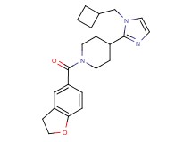 4-[1-(cyclobutylmethyl)-1H-imidazol-2-yl]-1-(2,3-dihydro-1-benzofuran-5-ylcarbonyl)piperidine