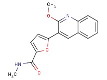 5-(2-methoxyquinolin-3-yl)-N-methyl-2-furamide