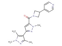 1,1',3',5'-tetramethyl-5-{[3-(4-pyridinyl)-1-azetidinyl]carbonyl}-1H,1'H-3,4'-bipyrazole