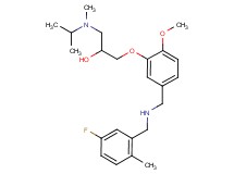 1-(5-{[(5-fluoro-2-methylbenzyl)amino]methyl}-2-methoxyphenoxy)-3-[isopropyl(methyl)amino]-2-propanol